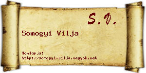 Somogyi Vilja névjegykártya